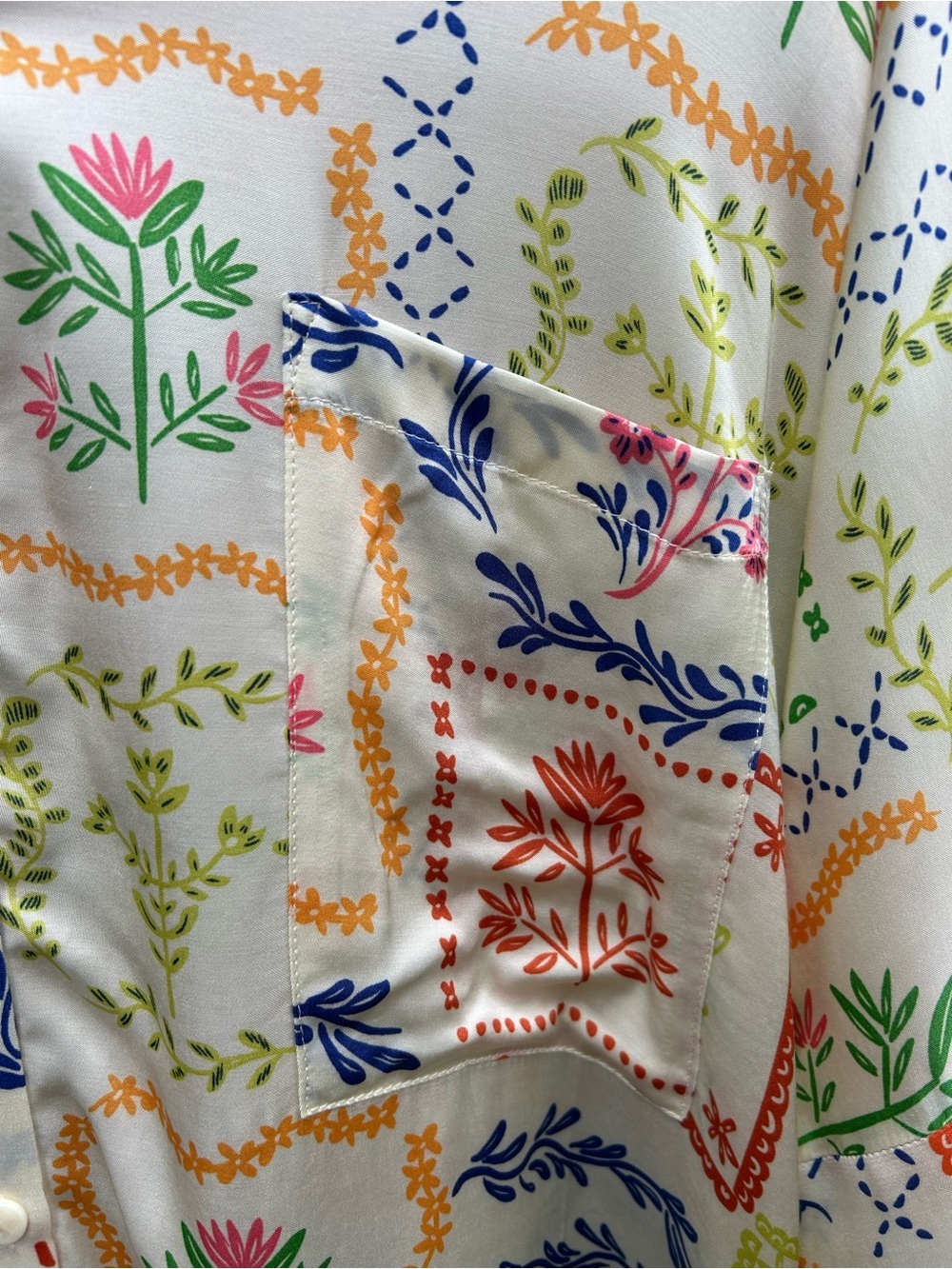 Corey Lynn Carter Floral Oversized Shirt dress, Small - Picture 8 of 11